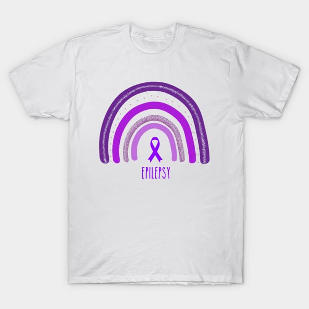 Epilepsy Rainbow Awareness T-Shirt by MerchAndrey